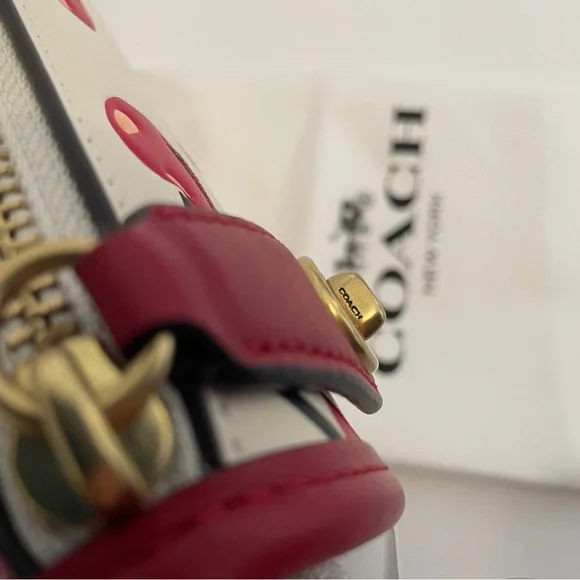 NWT Coach Limited Edition Full Size Swinger Cherry Print & Dust Bag 🍒 - Picture 13 of 14